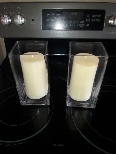 Glass vases with Candles - Candle holders, View more