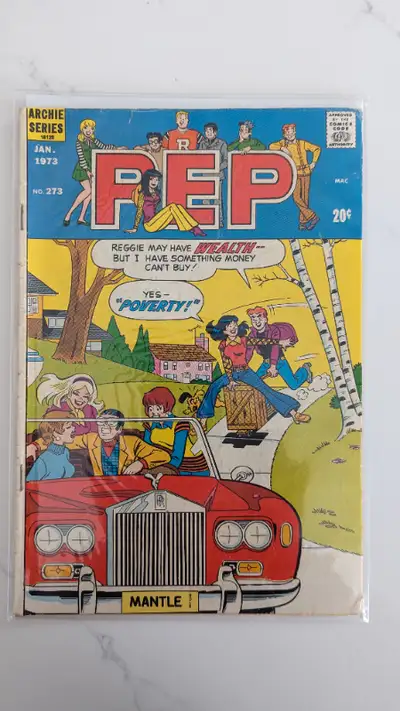 PEP - Archie Comic - issue 273- January 1973 Archie Comics VF Please see my ads for other comics
