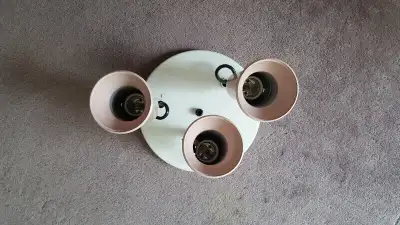 Three- light Multi-Directional Flush Mount Ceiling Light, View more