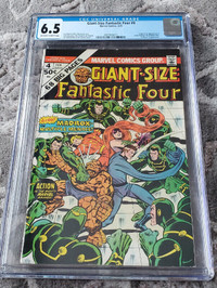 giant size fantastic four 4 cgc OW/W 1st first multiple man