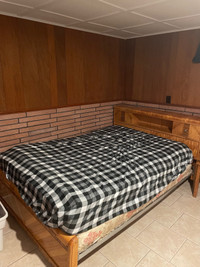 Free double bed 