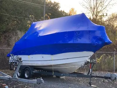 Mobile Boat Shrink Wrap We come to you! Have your boat wrapped right at your home or cottage. Boat S...
