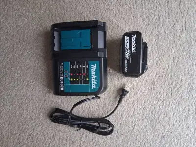 Makita 3 AH battery and charger, View more