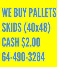 We Buy Pay CASH 40x48 Used Softwood Hardwood Pallets Skids Asap