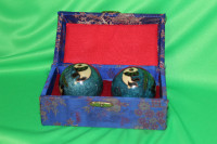 Chinese chimed stress balls in original case