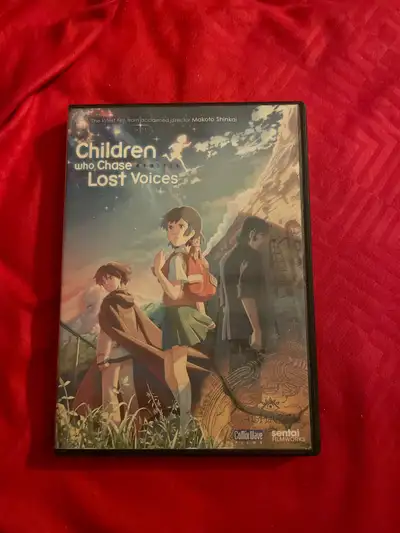 Explore the beautifully animated world of "Children Who Chase Lost Voices" with this DVD copy! This...
