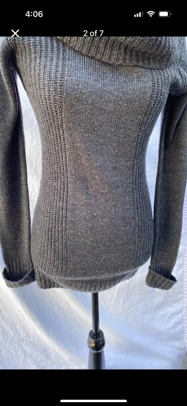 Ardene Knit Cowl Neck Sweater in Women's - Tops & Outerwear in Edmonton - Image 3