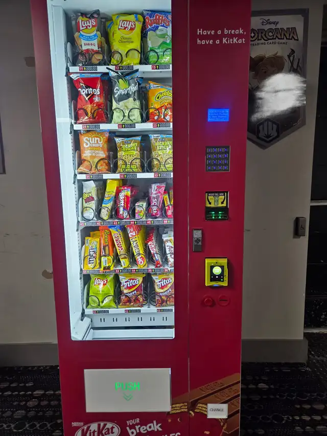 Like New Snack Vending Machine - With Location