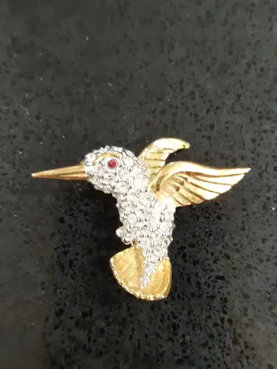 Hummingbird Brooch, View more