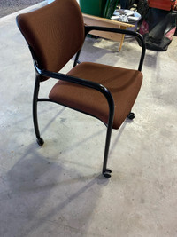Chair with rollers 