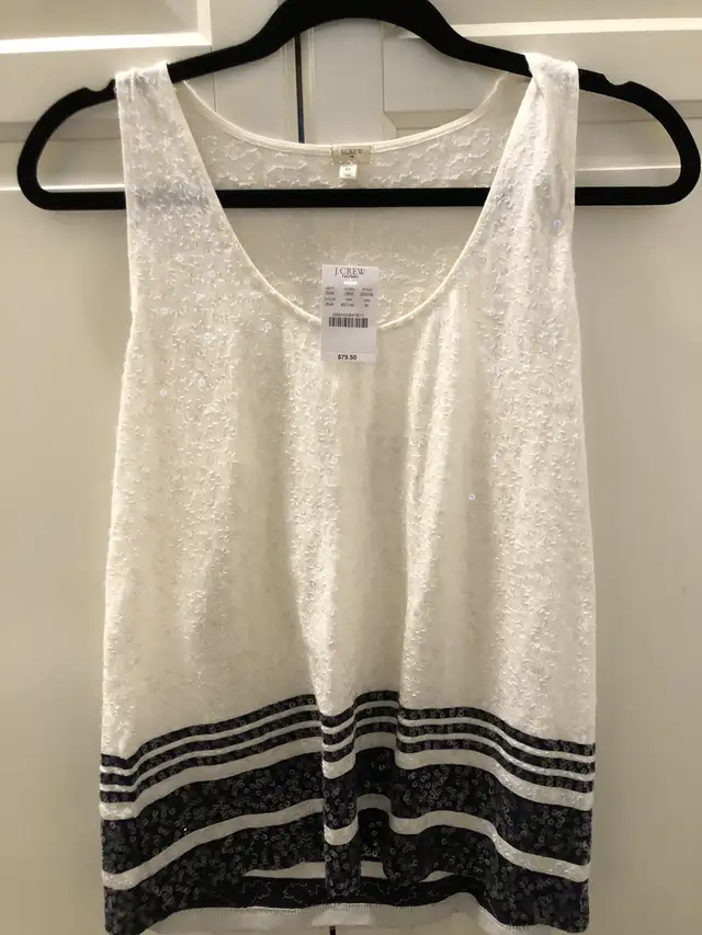 JCrew size M brand new sequenced sleeveless tops in Women's - Tops & Outerwear in City of Toronto - Image 7