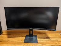 Philips 34" Curved Ultrawide 100Hz 1440p Built-in Hub, USB-C 90W