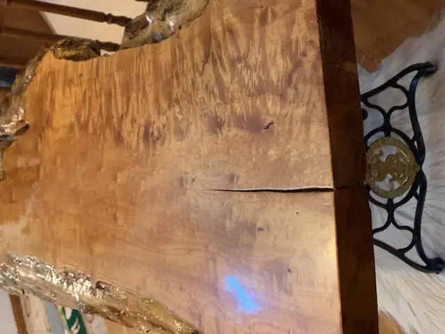 Live Edge Maple Burl Entryway Table – Unique!64252989182723124