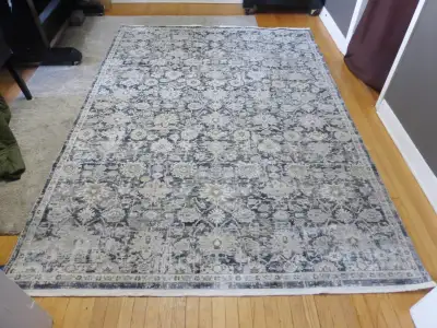 NEW Large Roots Ivory Grey Persian Area Rug -7'9x10’5, View more