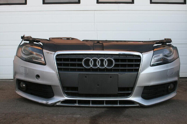 Audi A4 (B8) (Typ 8k) Hid Front End Nosecut Silver (2009-2012) in Auto Body Parts in Calgary - Image 2