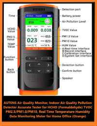 (NEW) AUTENS Air Quality Pollution Monitor Detector Tester