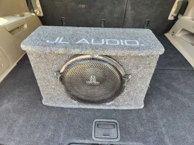 JL Audio subwoofer in box, View more