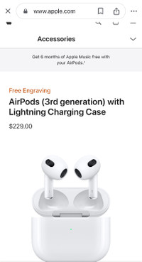 AirPods - 3rd generation BRAND NEW
