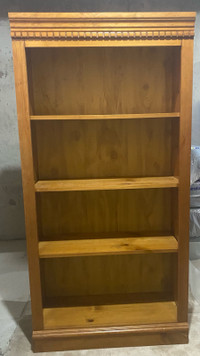 oak wood bookshelf 