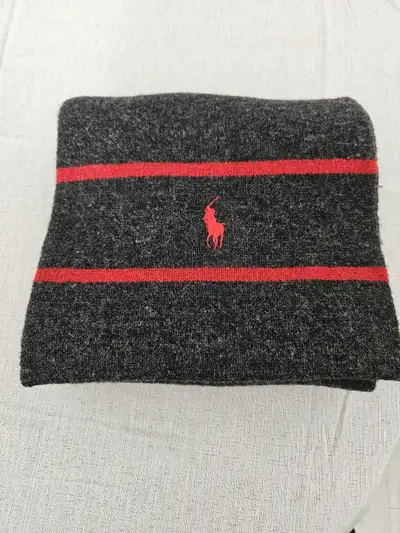 Polo Ralph Lauren Men's scarf, 100 % lambswool, 70x8.5 inches, View more