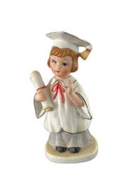 VTG Lefton Graduate Girl Holding Diploma, 1960’s, Ceramic, 