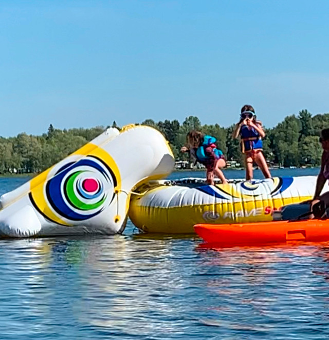RAVE Sport Water Trampoline, slide & platform | Water Sports | Kawartha  Lakes | Kijiji