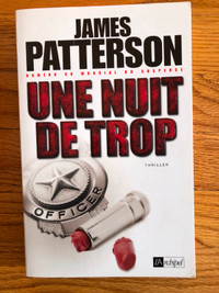 ** UNE NUIT DE TROP ** roman thriller de JAMES PATTERSON (grand
