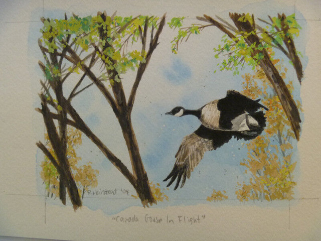 Canada Geese ORIGINAL ART - various sizes in Arts & Collectibles in Winnipeg - Image 4