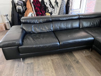 Leather Sectional 