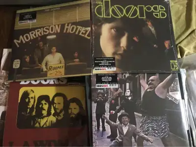 sealed Doors vinyl records LA Woman $40 rest are $30 each, View more