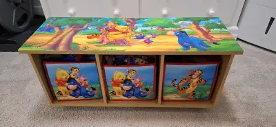 Kid Storage Shelf (Winnie The Pooh) !!! $5 OBO !!!, View more