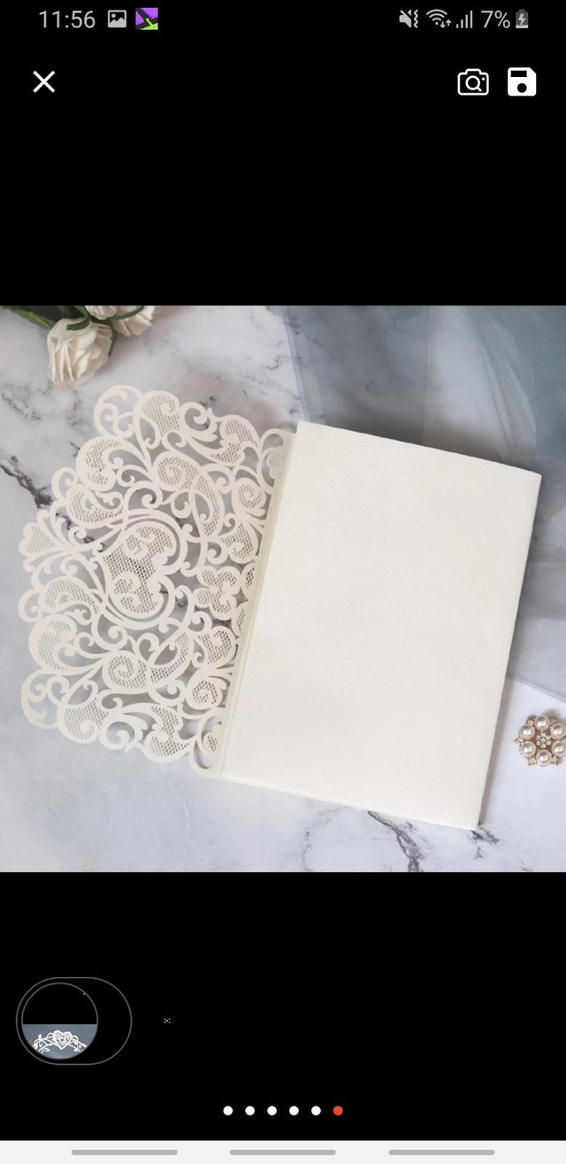 Wedding invitations (100pcs) in Other in Mississauga / Peel Region - Image 4