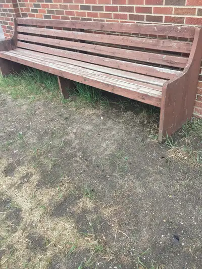 Used 10 feet long wooden picnic bench for sale, View more