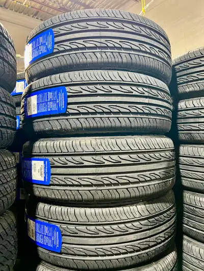 Bonjour, en vente 205/55/R16 et 195/65/R15 en sets de 4 pneus NEUFS. ** INSTALLATION ET BALANCEMENT...