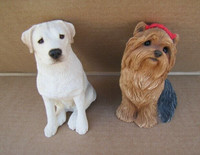 Figurines de chiens Sandicast- 30$ au choix