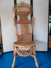 1 OF KIND UNIQUE WIKKER CHAIR