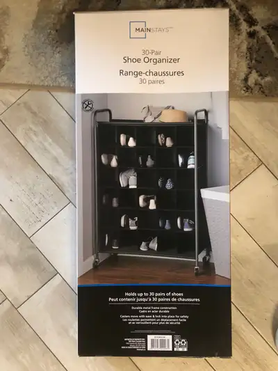 Mainstays Shoe Organizer $40. . Located west end, View more