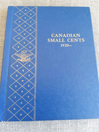 1920-1964 Canadian Small Cents Coins in Whitman Album #9501