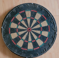 Vintage Dart Board  - 18" x 1.5" Made in England