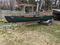 Old Town Canoe, Evinrude Motor & Trailer