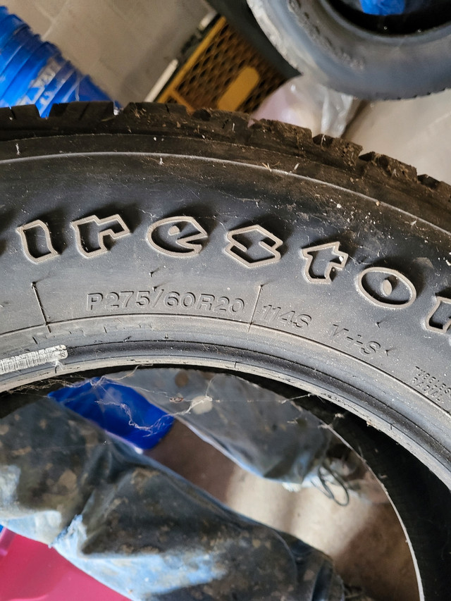 Firestone Destination P275/60R20 truck tires in Tires & Rims in Leamington - Image 3