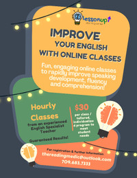English Classes Online!