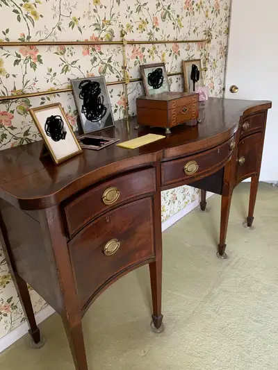 Antique wooden sideboard, View more