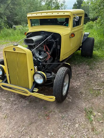 1931 Essex 3 Window Coupe 1971 340 Tunnel Ram 2 Fours Dodge Transmission Aut with Overdrive Rearend...