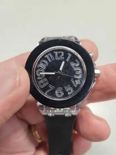 Ladies Avon Light-up watch with clear case. New batteries instal, View more