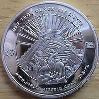 First majestic mexican maya 1 oz silver/argent (.999)