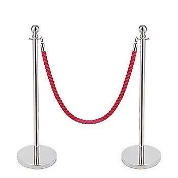 CORDON  ROUGE TORSADÉE AVEC ATTACHE ARGENT, View more