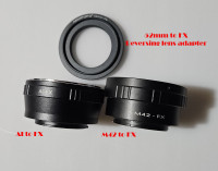 ADAPTERS for EOS -  FUJI X - PK  assorted see pics
