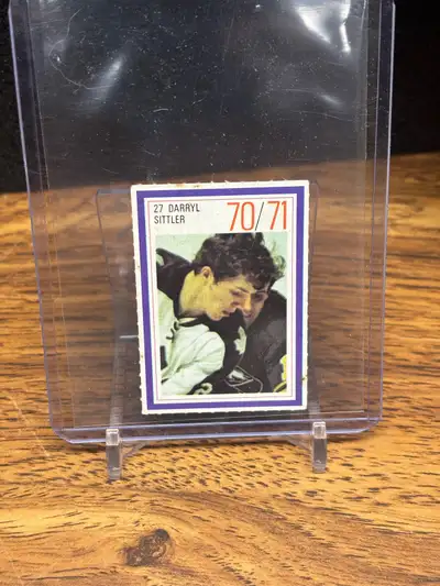 1970 Esso Power Players Rookie Sittler Leaf's Sticker, View more