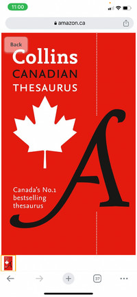 Collins Canadian Thesaurus brand new